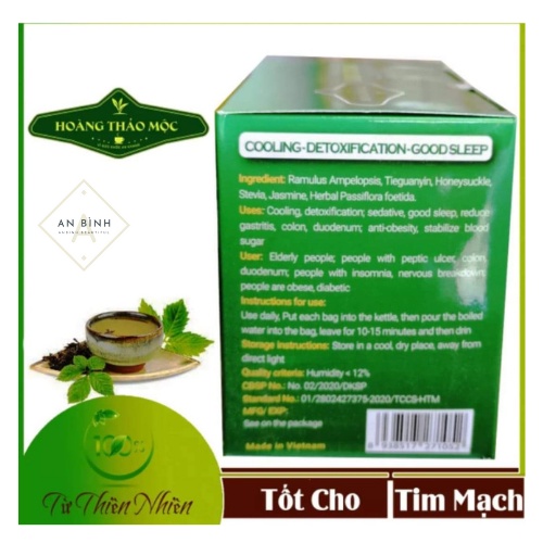 Trà Hoàng Thảo Mộc Túi Lọc  - sản phẩm từ thiên nhiên an toàn