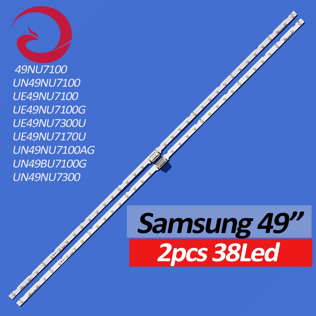 Dải Đèn Nền 2 Đèn LED Cho Samsung 49NU7100 49NU7300 UA49NU7100G UE49NU7100 BN96-45953A BN96-45953B A