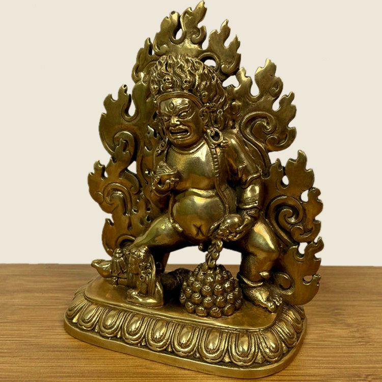 Tôn tượng Hắc Tài Thần - Pháp khí Mật Tông - Phật giáo Tây Tạng