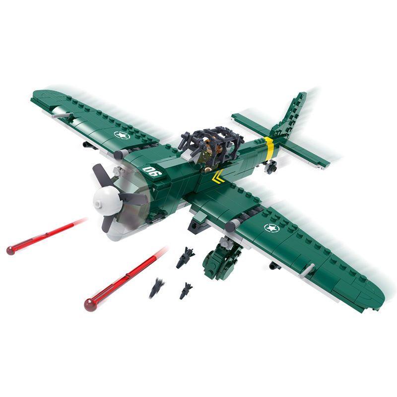 Bộ 502 Mô Hình Lắp Ráp Máy Bay Chiến Đấu MOC WW2 Junkers JU-87 Bomber Stuka Lego