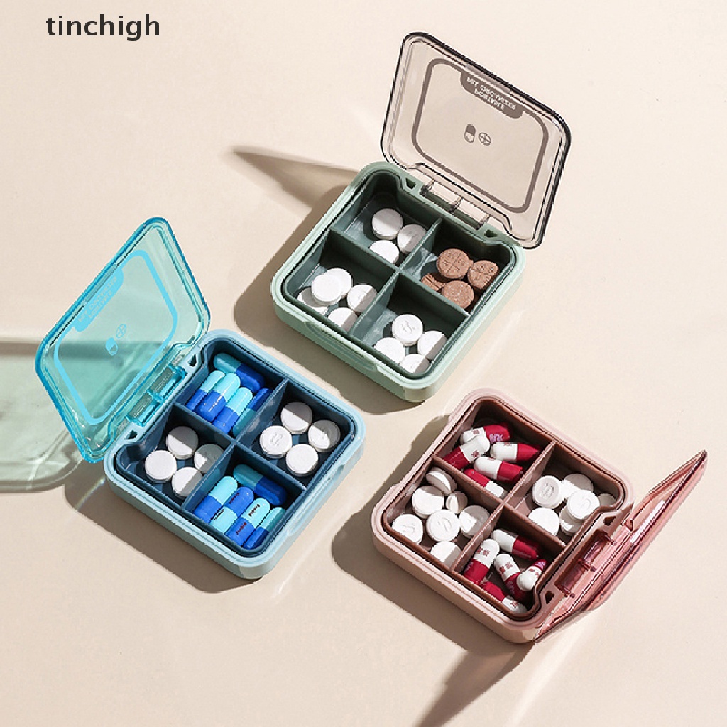 Hộp Đựng Thuốc Mini Bằng Nhựa Tiện Dụng Mang Theo Du Lịch Một Tuần