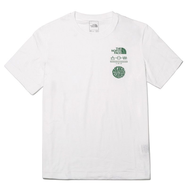 Áo Thun Ngắn Tay In Logo The North Face Thời Trang Cho Cặp Đôi