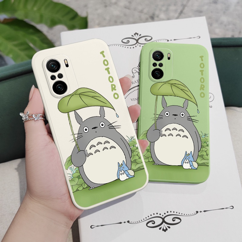 Ốp Điện Thoại Silicon Dẻo Họa Tiết Chú Mèo Đeo Dù Cho Xiaomi Poco F3 F2 X3 M3 Pro 5G GT NFC