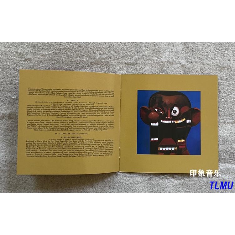 Đĩa cd Nhạc rap j0331 kanye west my dark Twist