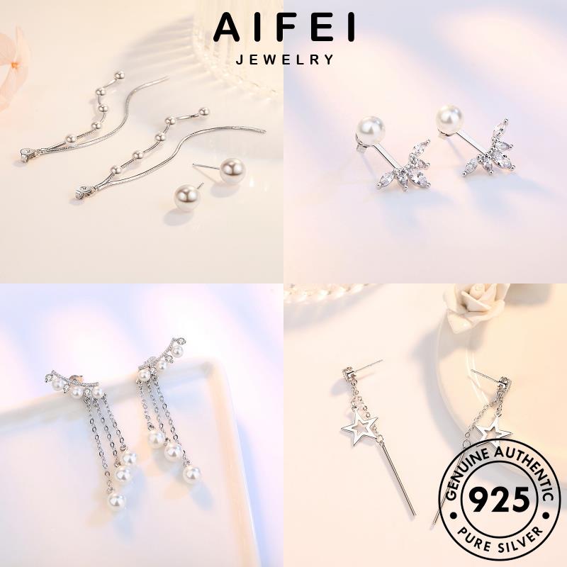 AIFEI JEWELRY tua bông 925 bản tai quốc thật sức xỏ thời hàn nguyên khuyên trang trai kiện cương bạc phụ nữ Thời tròn kim ngọc moissanite vành M028