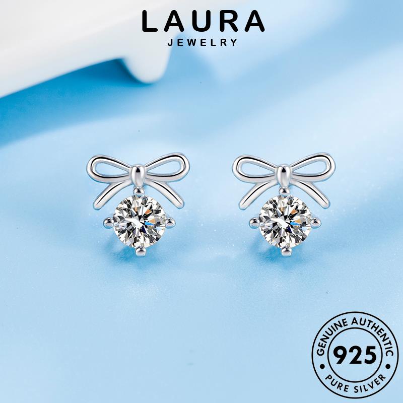 Bông Tai Mạ Bạc 925 Trang Trí Ngọc Trai Kim Cương M021