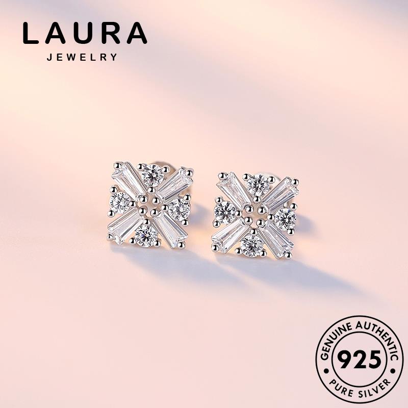 Bông Tai Mạ Bạc 925 M024 Đính Ngọc Trai Nhân Tạo Thời Trang