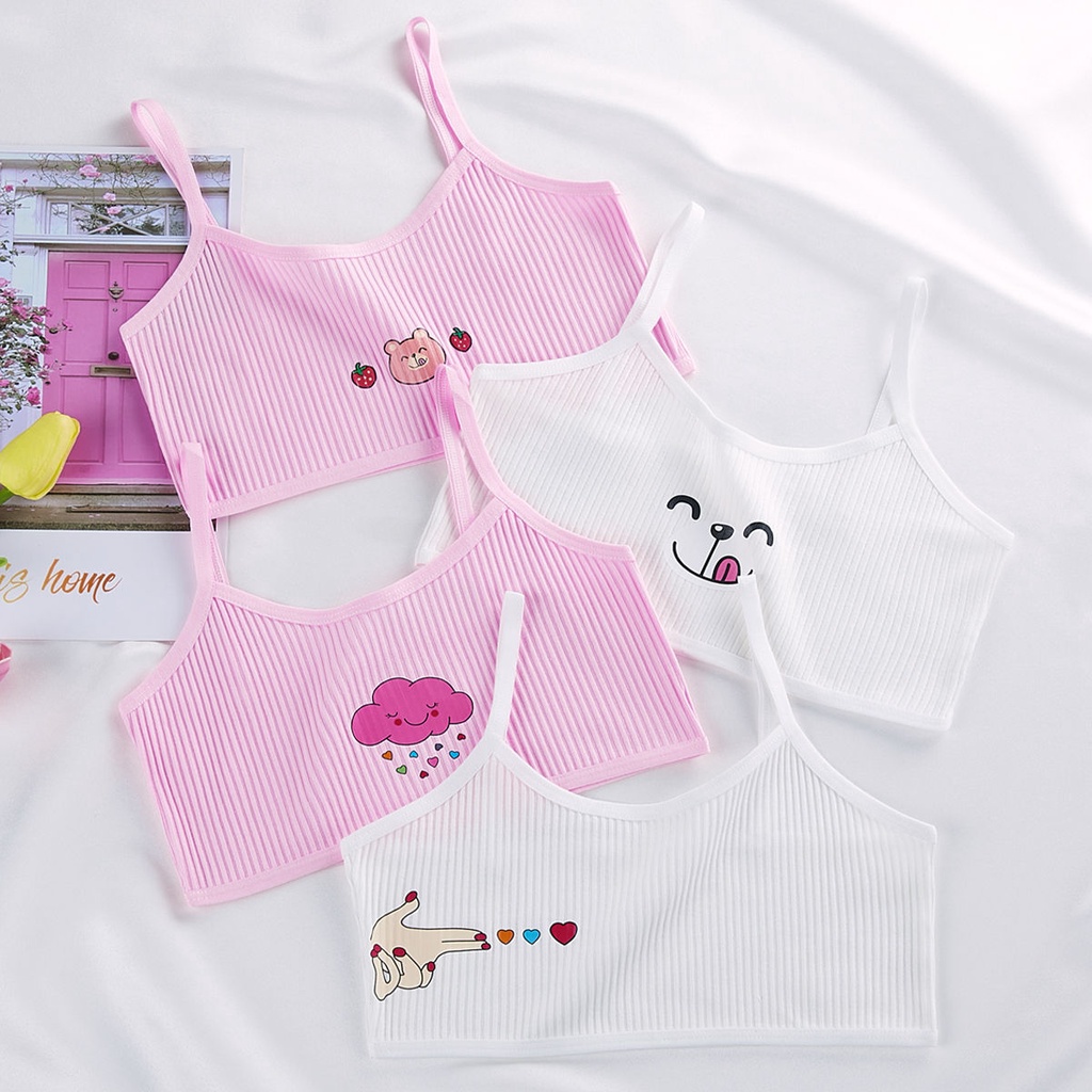 Áo Lót Hai Dây Dành Cho Bé Gái Độ Tuổi Dậy Thì 9-10 - 11-12 Tuổi