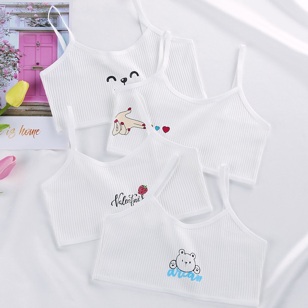 Áo Lót Hai Dây Dành Cho Bé Gái Độ Tuổi Dậy Thì 9-10 - 11-12 Tuổi