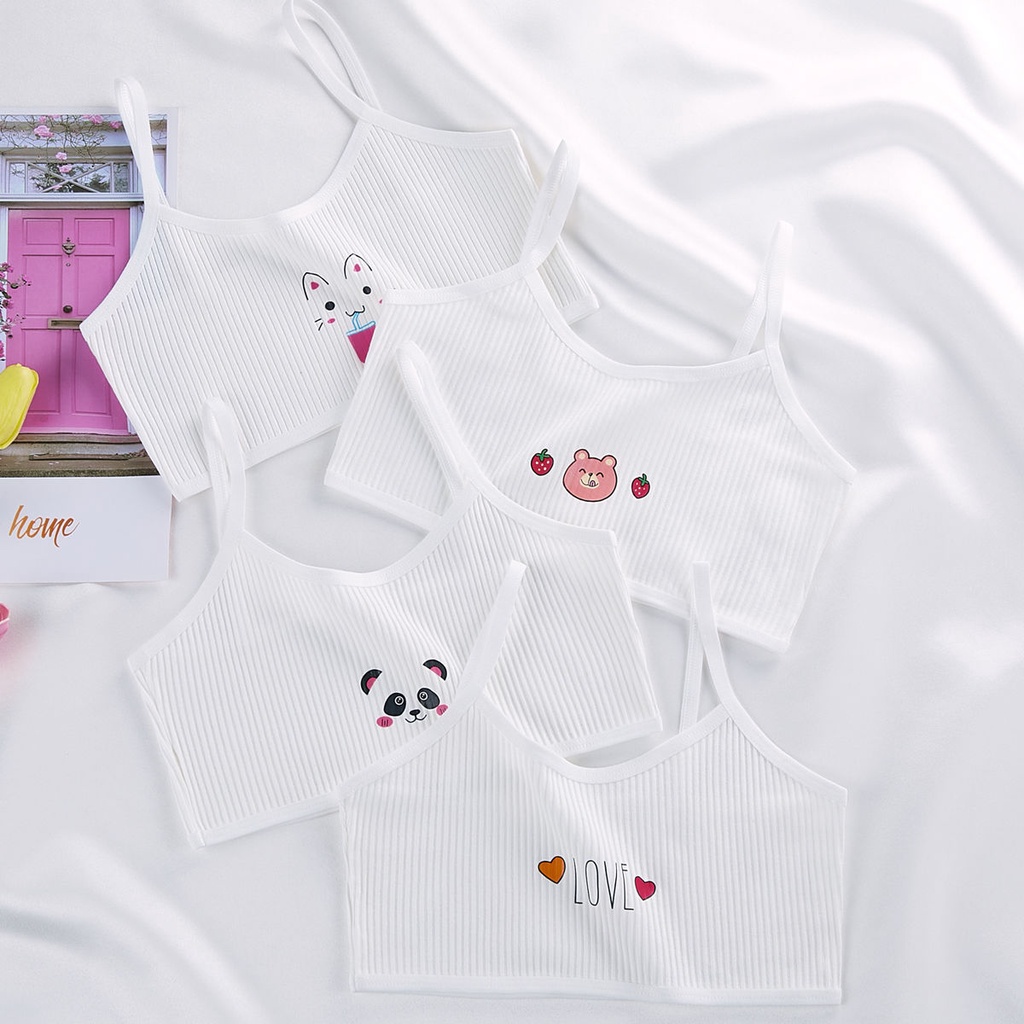 Áo Lót Hai Dây Dành Cho Bé Gái Độ Tuổi Dậy Thì 9-10 - 11-12 Tuổi