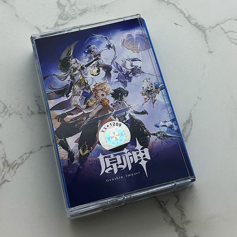 Cassette Băng Genshin Tác Động Game Bài Hát Bộ Sưu Tập Vintage hoài Cổ cassette album Cổ Điển TAPE T1019