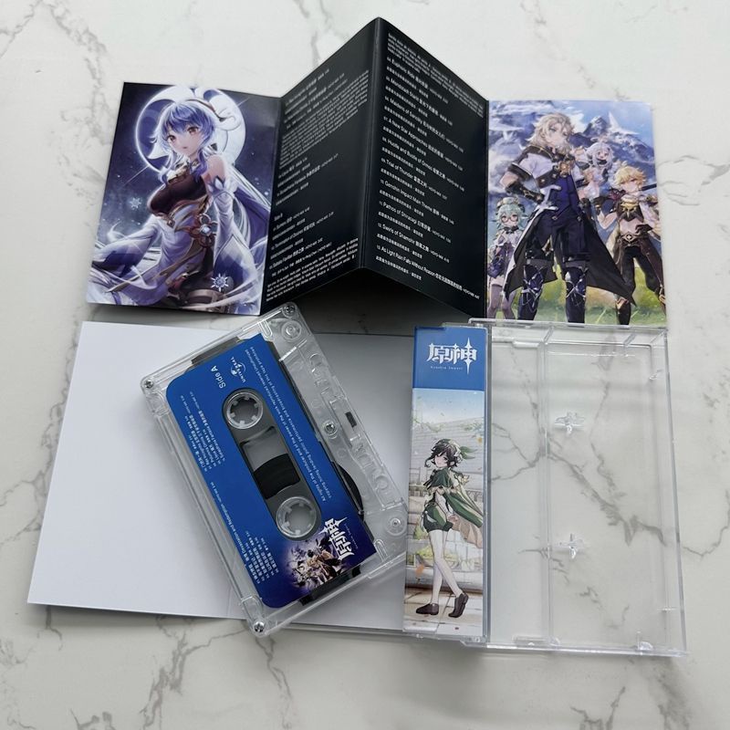 Cassette Băng Genshin Tác Động Game Bài Hát Bộ Sưu Tập Vintage hoài Cổ cassette album Cổ Điển TAPE T1019