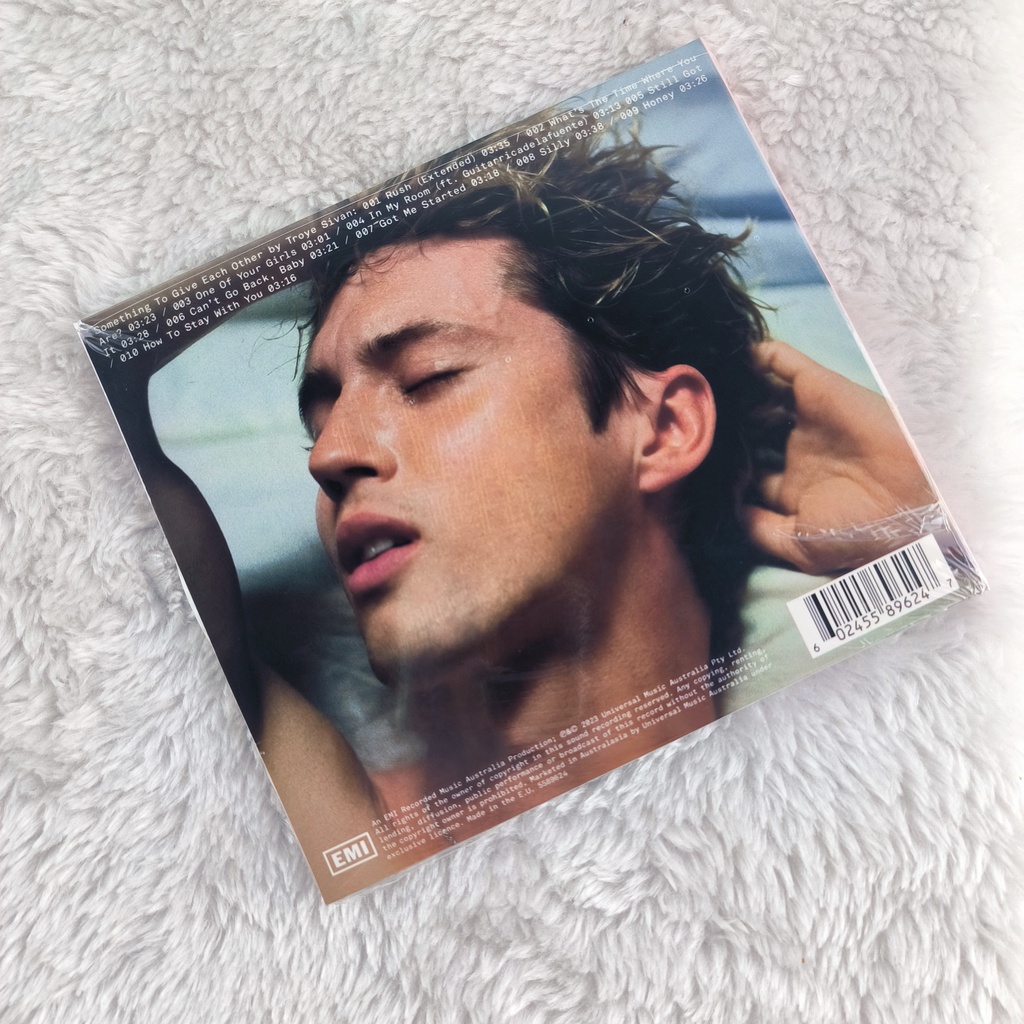Đĩa cd album Nhạc Điện Tử troye sivan something to give each Phiên Bản deluxe 2023