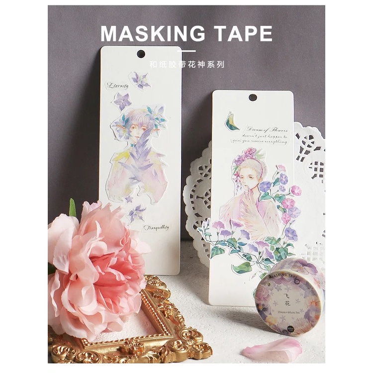 Cuộn Washi Chàng Trai Giữa Các Loài Hoa