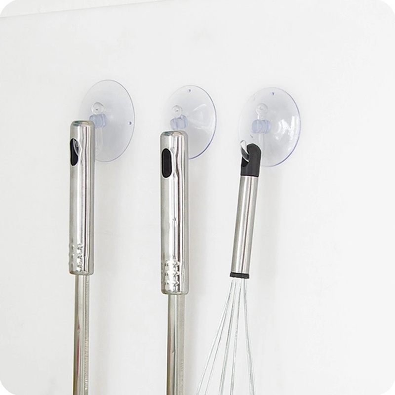 [Hot Promos] Móc Treo Đồ Dán Tường Trong Suốt Có Thể Sử Dụng Cho Nhà Bếp / Phòng Tắm / Phòng Ngủ / Tường