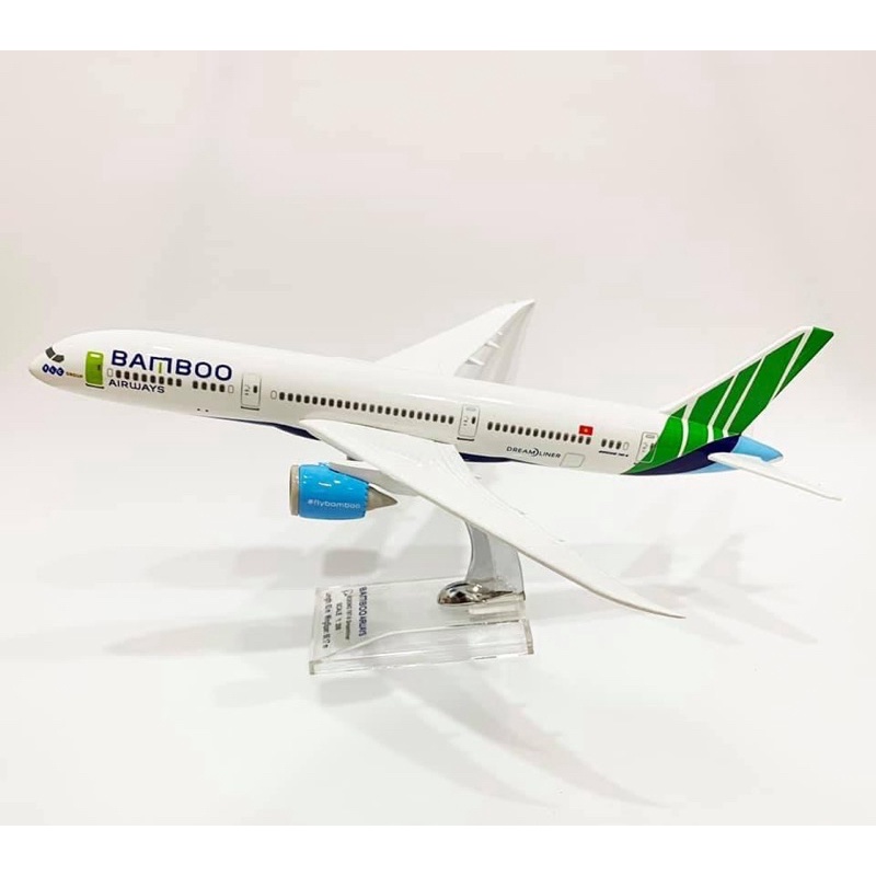 Mô hình máy bay bamboo A320 18cm