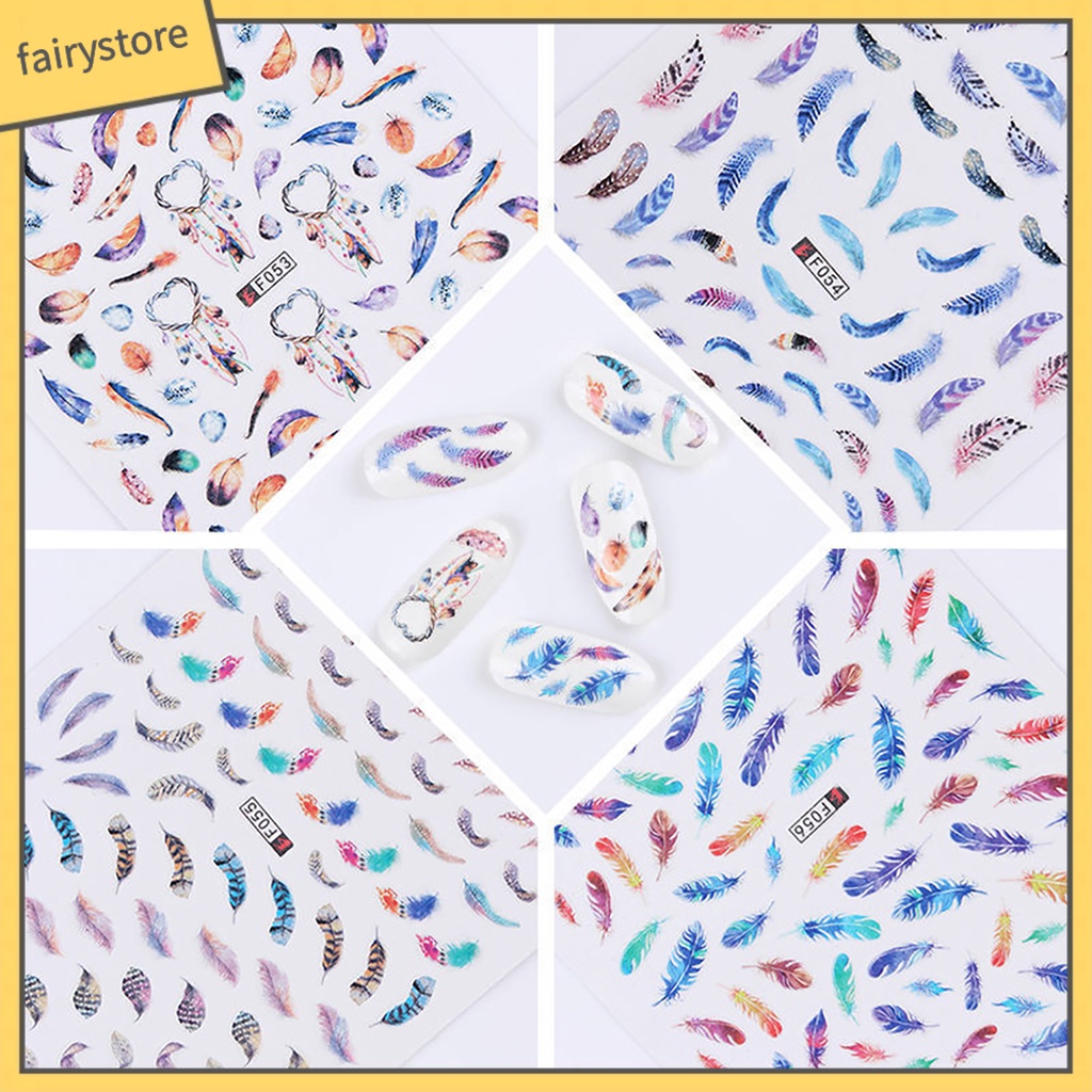 [Hàng mới về] Tấm hình dán trang trí móng tay nghệ thuật chuyên dụng chất lượng cao