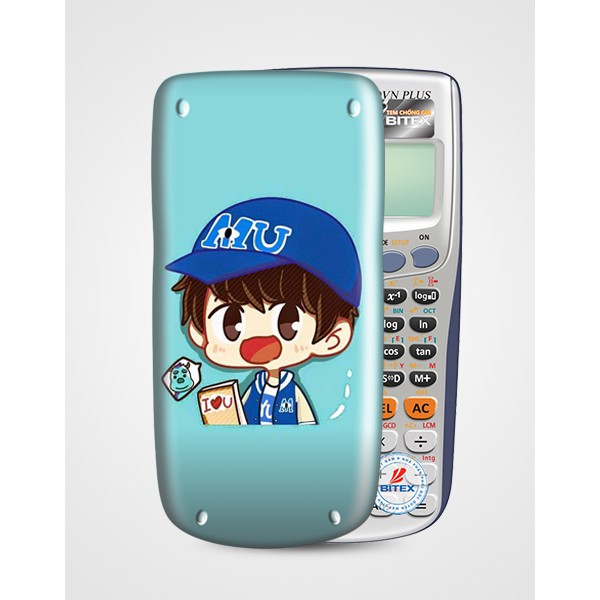 Nắp/ Ốp máy tính Casio/Vinacal Ngộ Nghĩnh Dễ Thương 050