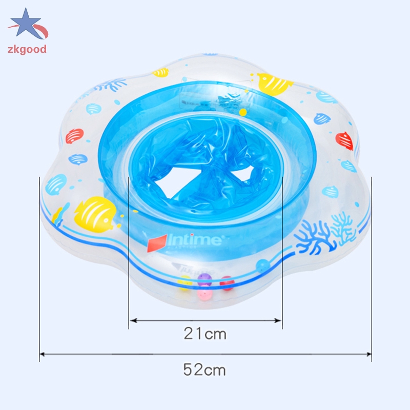 Inflatable Baby Pool Float Swimming Ring with Safely Seat Swim Bath Water Toys Beach for Kids Toddlers Swim Training