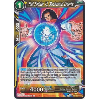 Thẻ bài Dragonball - TCG - Hell Fighter 17, Mechanical Charity / BT14-111'