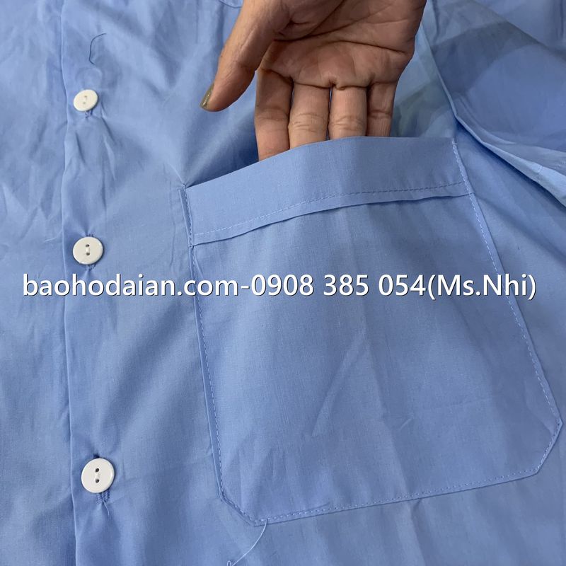 Áo blue/ áo bác sĩ thân dài tay dài