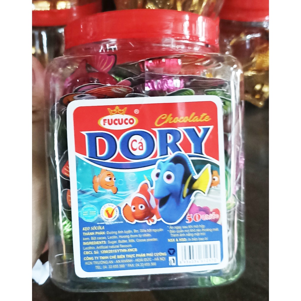 Kẹo Socola con cá  DORY (50 con)
