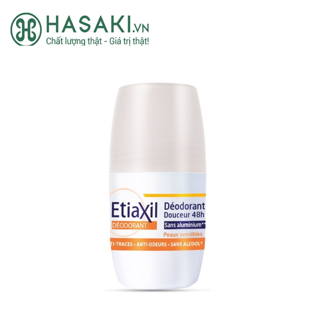 Lăn Khử Mùi Etiaxil Ngăn Mồ Hôi Chuyên Biệt Deodorant Douceur 48h Roll-On 50ml