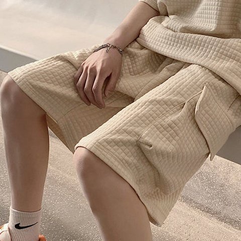 Bộ Đồ Thể Thao Ngắn Tay Dáng Rộng Thời Trang Mùa Hè Hàn Quốc Dành Cho Nam