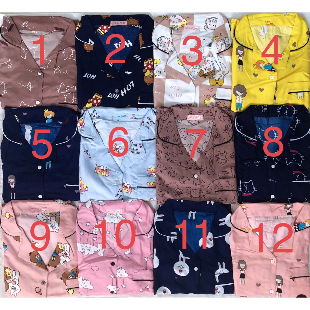 [Loại 1] Đồ bộ pijama tay ngắn - quần ngắn (Kate Thái) | BigBuy360 - bigbuy360.vn