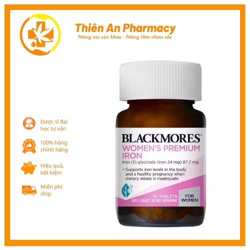 Viên sắt bầu Blackmores
