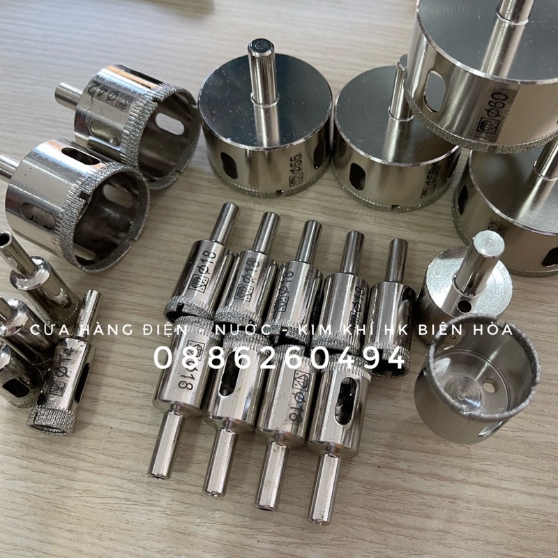 MŨI KHOAN KHOÉT LỖ GẠCH MEN, KÍNH, GỐM SỨ ĐA NĂNG 6-34