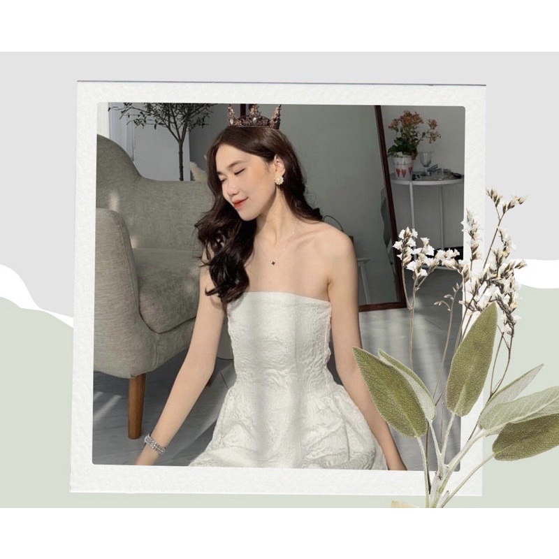 Dây chuyền bạc cỏ 4 lá đá đen chuẩn bạc 925