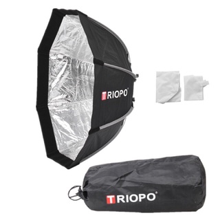 Softbox bát giác thao tác nhanh triopo K2 65 ngàm bowen