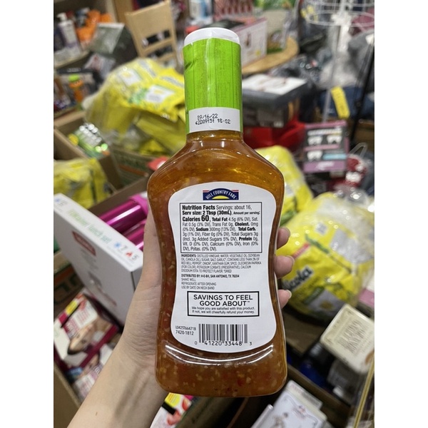 Dầu dấm sốt trộn Salad Zesty Italian 473ml