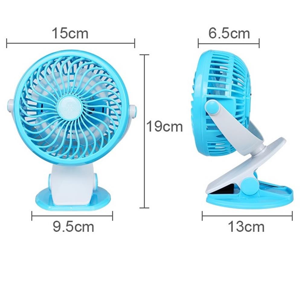 Quạt kẹp bàn kẹp xe đẩy mini cho bé Pin sạc tích điện quạt cầm tay mã 17010.17025 | BigBuy360 - bigbuy360.vn