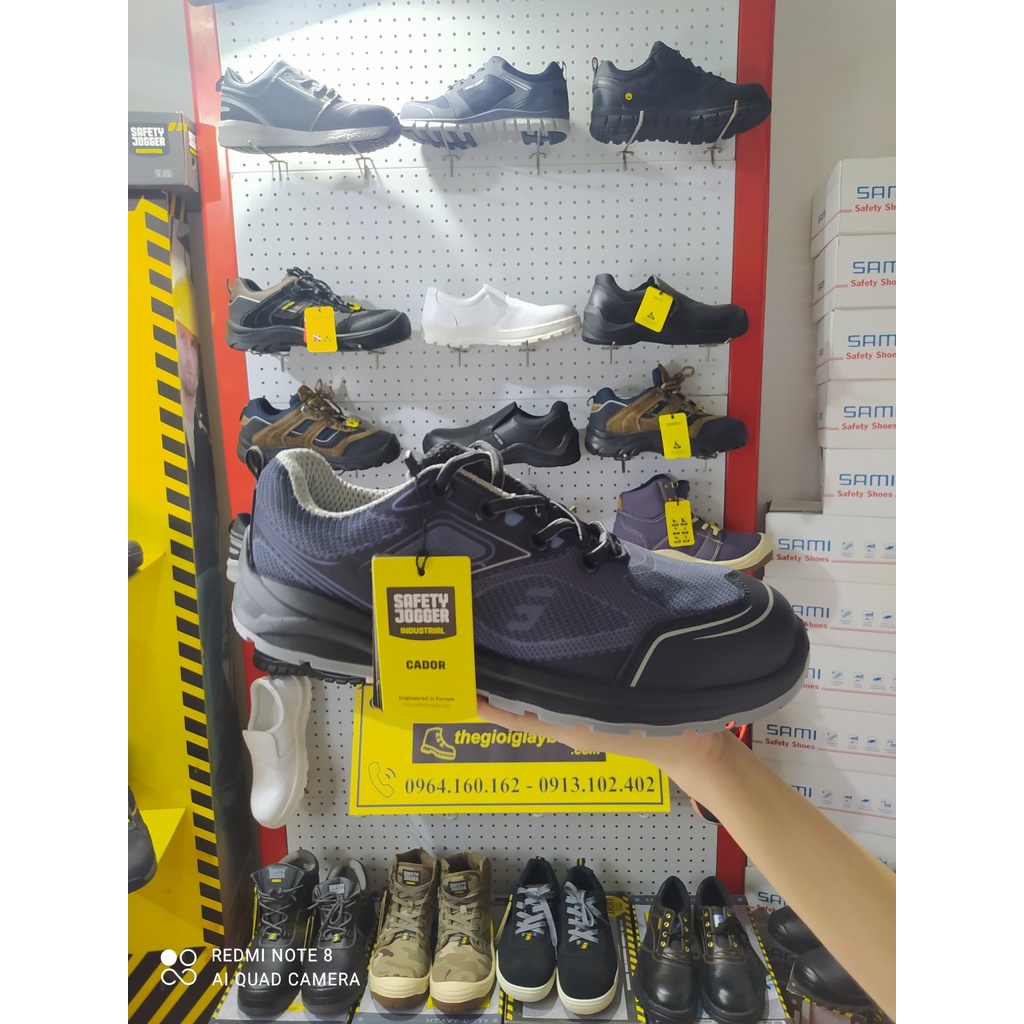 [HÀNG CHÍNH HÃNG] Giày Bảo Hộ Lao Động Safety Jogger Cador, Trọng Lượng Nhẹ, Chống Dập Ngón, Chống Trơn Trượt | BigBuy360 - bigbuy360.vn