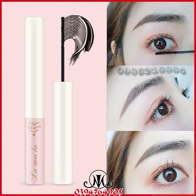 Chuốt mi siêu mảnh tơi mi Lameila Flaring Slender Mascara vỏ Hồng MO23