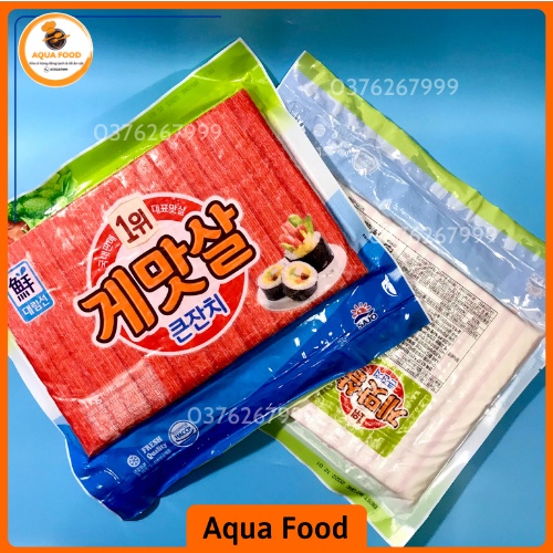 Thanh cua Surimi Sajo (1kg, 20 cây) nhập khẩu Hàn Quốc cuộn kimbap, shushi, nhúng lẩu, mì cay ship hỏa tốc Hà Nội