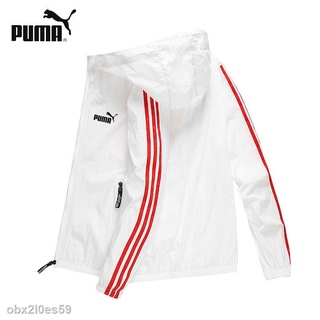 Hình Thật Áo Khoác Gió Puma Dáng Rộng Chống Thấm Nước Thời Trang Cho Nam Nữ
