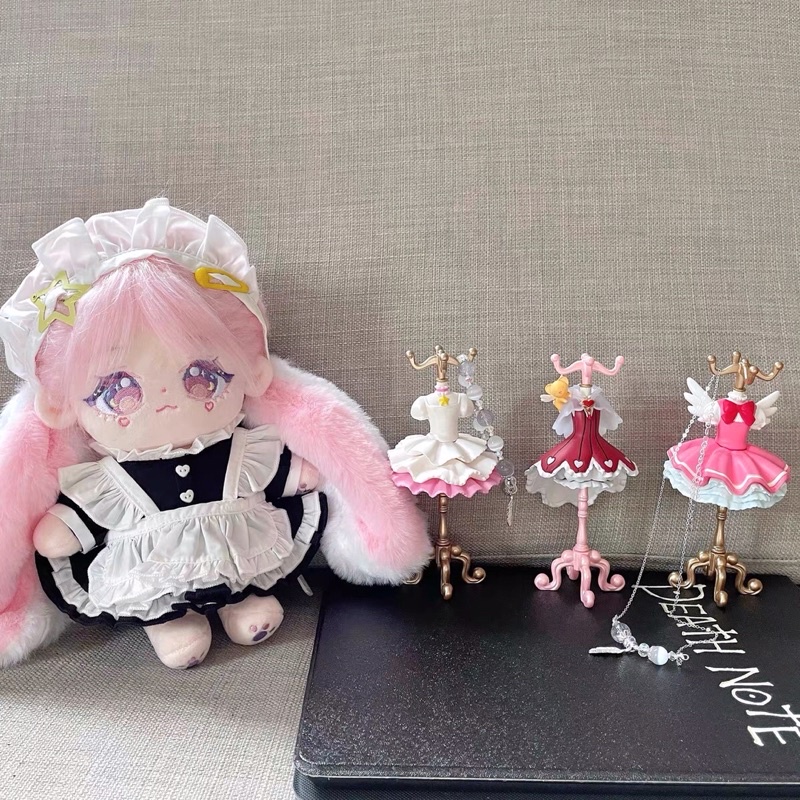 Doll 20cm Huyễn Đào Thỏ Tai Cụp Có Thể Tháo Rời