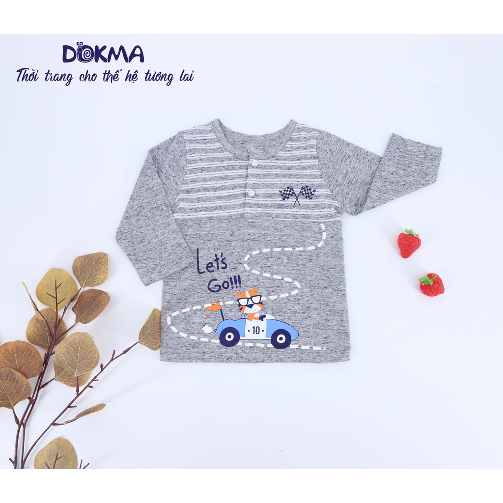 DMB214A Áo cổ tròn dài tay Dokma (9-36M)