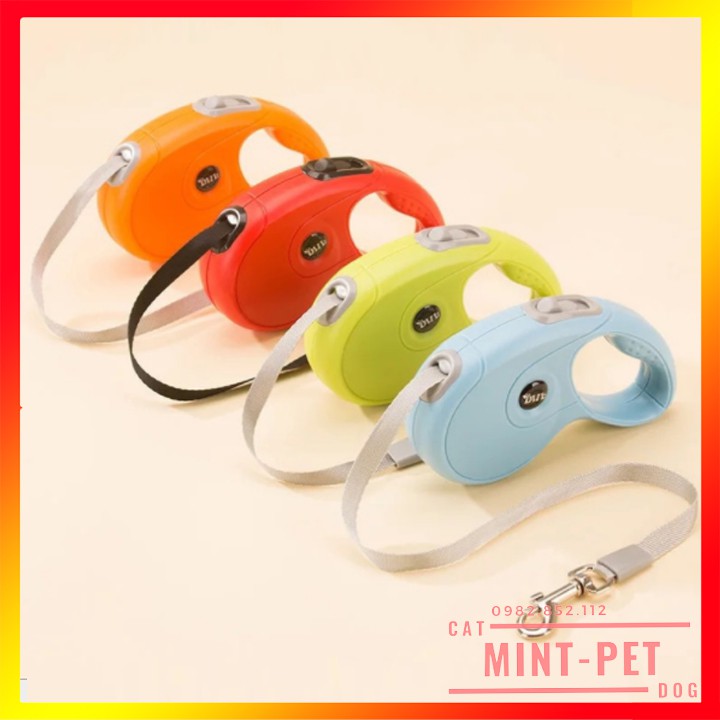 Dây Dắt Chó Tự Động Tiện Lợi #MintPet