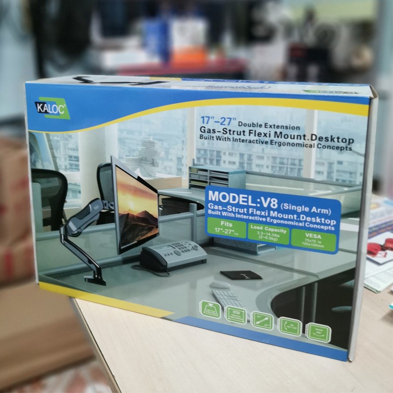 Giá treo màn hình máy tính F80 _V8- Xoay 360 độ - Hàng nhập khẩu Bảo Hành 24 Tháng