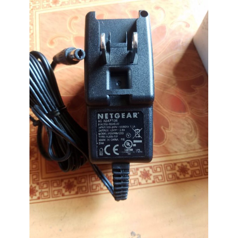 Nguồn Adapter 12V 2.5A NETGEAR cho camera, đầu ghi camera