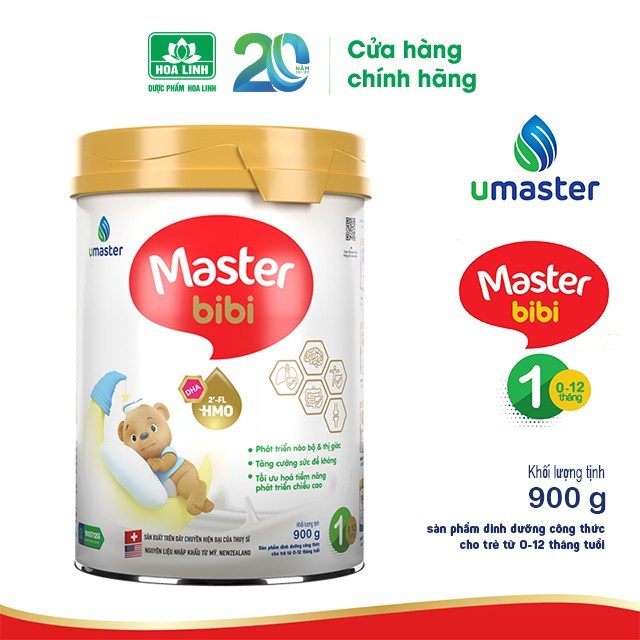 Sữa bột Umaster - Master Bibi số 1- 900gr