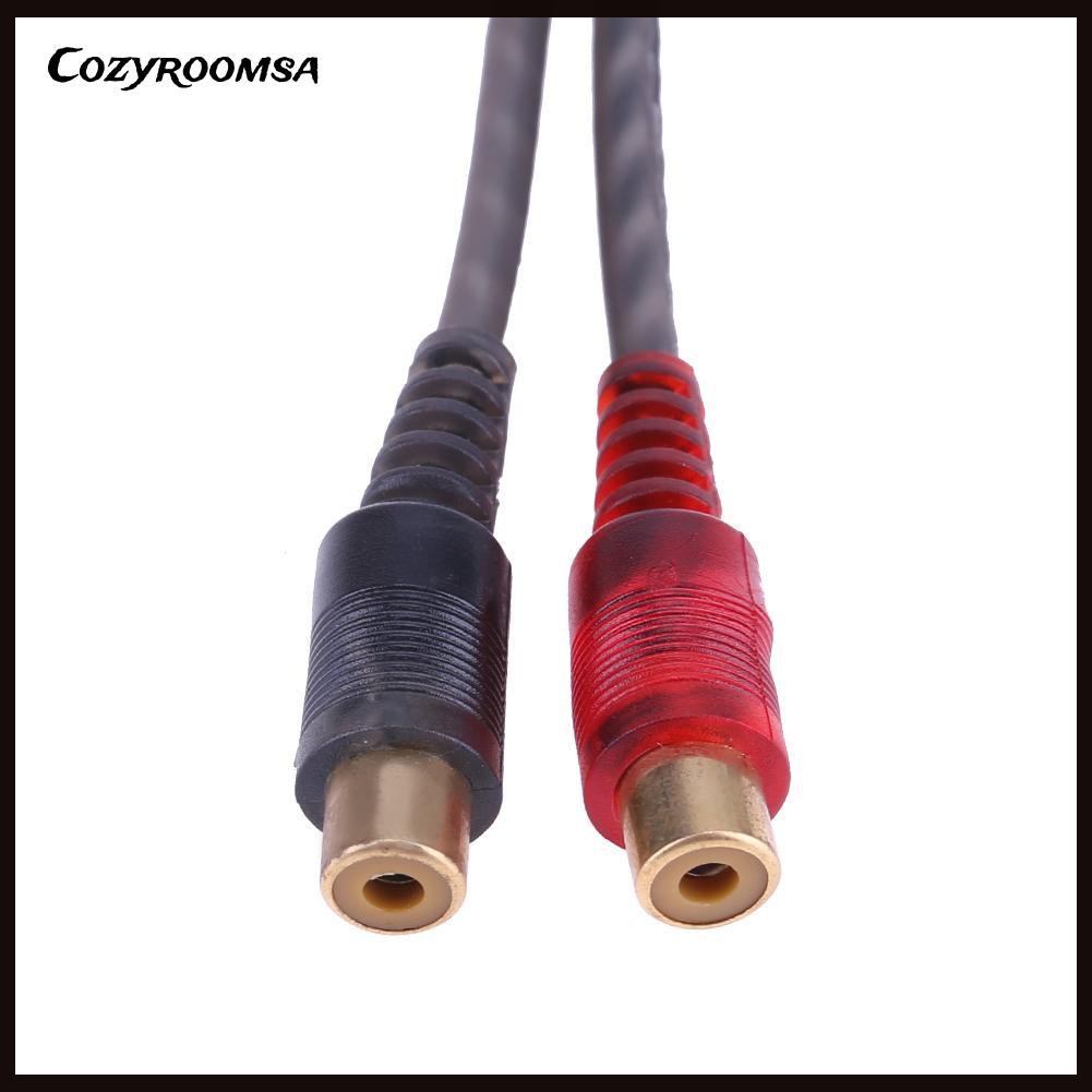 Cáp âm thanh chia 1 cổng cắm Rca sang 2 Rca 30cm chuyên dùng cho xe hơi