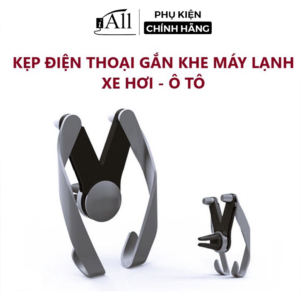 Giá kẹp điện thoại Rockspace gắn cửa gió, khe máy lạnh ô tô ABM0001 - iAll Store