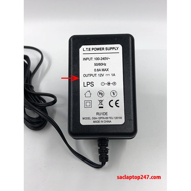 Adapter nguồn 12V 1A chính hãng