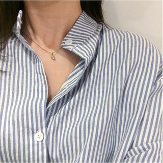 (HÀNG ORDER) Váy sơ mi Moran kẻ sọc thắt eo
