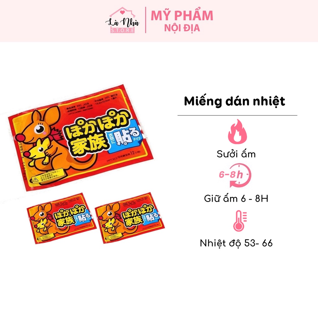 Miếng dán nóng sưởi ấm ngày đèn đỏ, đau bụng kinh - dán giữ nhiệt lựa chọn cơ thể/bàn chân